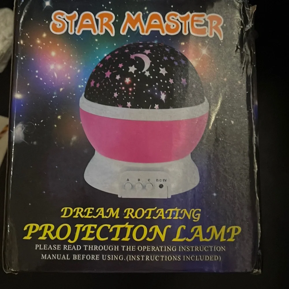 Rotating Projection Lamp Stars in the sky